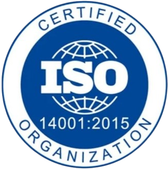 ISO 14001:2015 Certified Organization badge
